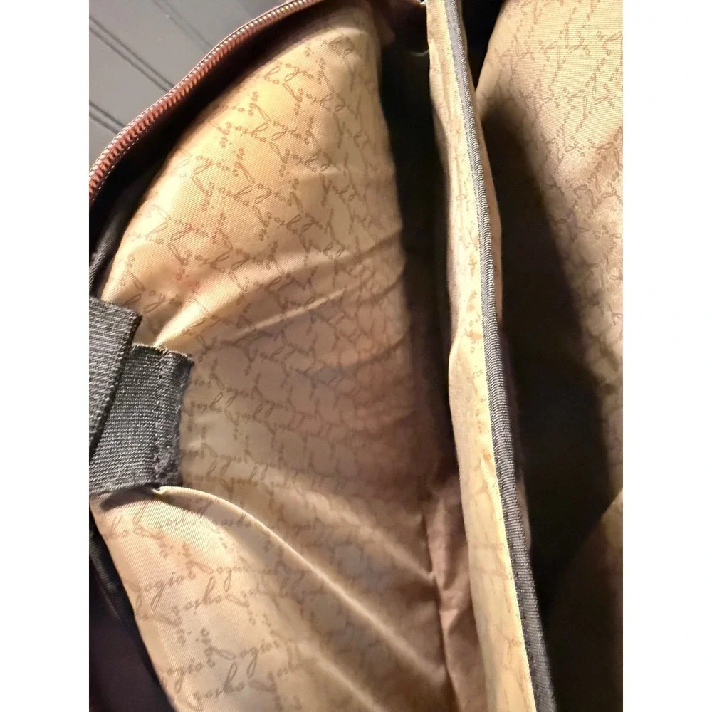 OGIO Hip Hop Messenger Bag Brown Plaid Tech Laptop Shoulder Bag Organizer